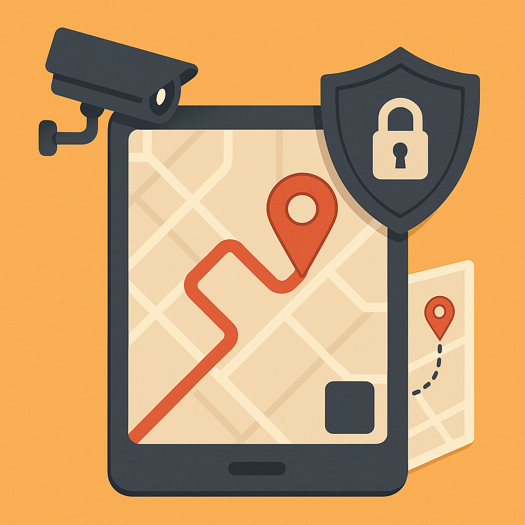 Map Matching for Smart Security Applications